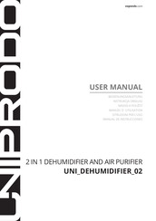Expondo UNIPRODO UNI DEHUMIDIFIER 02 Bedienungsanleitung