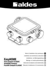 Aldes EasyHOME Auto Compact CLASSIC Installations- Und Wartungsanleitung