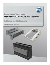 MR MSENSE-FO ECU-S Installation Und Betriebsanleitung