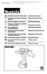 Makita DHP481 Betriebsanleitung