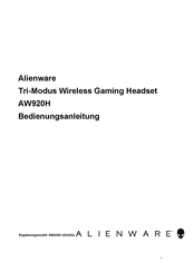 Dell Alienware AW920H Bedienungsanleitung