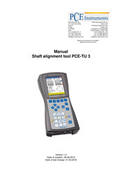 PCE Instruments PCE-TU 3 Bedienungsanleitung