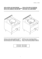 May Way PD100-98G Installation, Gebrauch Und Wartung