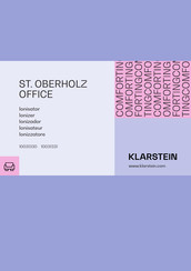 Klarstein ST. OBERHOLZ OFFICE Bedienungsanleitung