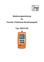 Kobold HND-F105 Bedienungsanleitung