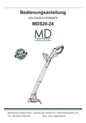 MD Geräte MDS20-24 Bedienungsanleitung