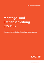 KNOTT ETS Plus Montage- Und Betriebsanleitung