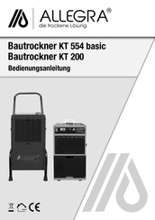 Allegra KT 554 basic Bedienungsanleitung