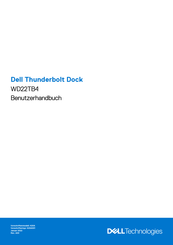 Dell Thunderbolt Dock WD22TB4 Benutzerhandbuch