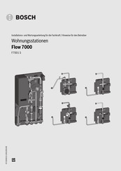 Bosch F7001 S Installations- Und Wartungsanleitung Für Die Fachkraft