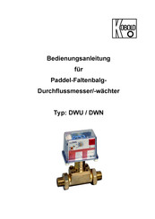 Kobold DWU-7-Serie Bedienungsanleitung
