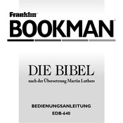 Franklin EDB-640 Bedienungsanleitung