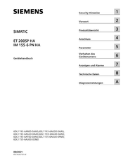 Siemens 6DL1193-6AG20-0AA0 Gerätehandbuch