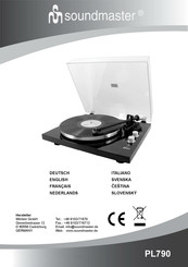 Wörlein SOUNDMASTER PL790 Bedienungsanleitung