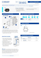 Crouzet SSR Installationsanleitung