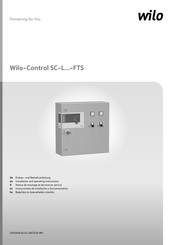 Wilo Control SC-L FTS-Serie Einbau- Und Betriebsanleitung