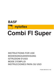 BASF nyloflex Combi FI Super Bedienungsanweisung