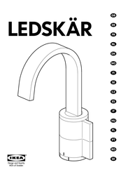 IKEA LEDSKAR AA-386324-3 Bedienungsanleitung