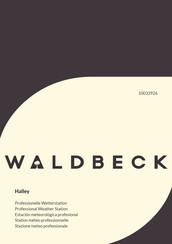 Waldbeck Halley Bedienungsanleitung