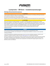 Fusion SM-Serie Installationsanweisungen