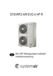Systemair SYSVRF2 AIR EVO A HP R Installationsanleitung
