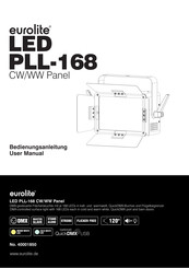 EuroLite LED PLL-168 CW/WW Panel Bedienungsanleitung