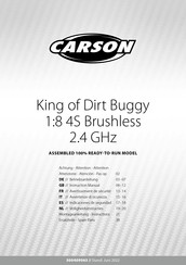 Carson King of Dirt Buggy 1:8 4S Brushless 2.4 GHz Betriebsanleitung