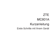 ZTE MC801A Kurzanleitung