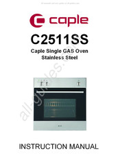 Caple C2511SS Installation, Gebrauch, Wartung