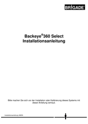 Brigade Backeye 360 Select Installationsanleitung