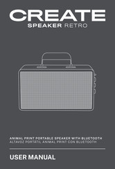 Create SPEAKER RETRO Bedienungsanleitung
