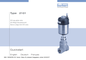 bürkert 2101 Bedienungsanleitung