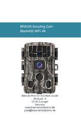 BRAUN Photo Technik Scouting Cam Black400 WiFi 4K Bedienungsanleitung