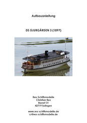 Rex-Schiffsmodelle DS DJURGARDEN 3 1897 Aufbauanleitung
