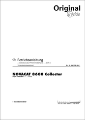 Pottinger NOVACAT 8600 Collector Betriebsanleitung