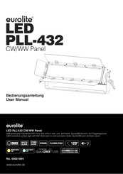 EuroLite LED PLL-432 CW/WW Panel Bedienungsanleitung