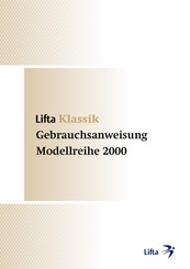 Lifta 2000 Serie Gebrauchsanweisung