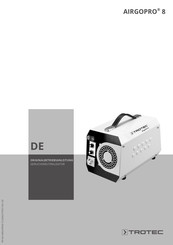 Trotec AIRGOPRO 8 Originalbetriebsanleitung