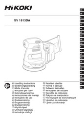 HIKOKI SV 1813DA Bedienungsanleitung