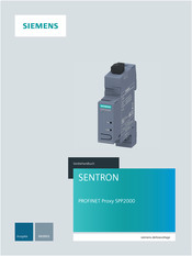 Siemens SENTRON PROFINET Proxy SPP2000 Gerätehandbuch