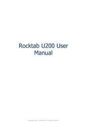 Werock Rocktab U200 Betriebsanleitung