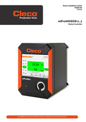 Cleco mPro400GCD-Serie Schnellinstallationsanleitung