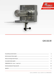 Bühler technologies GAS 222.30 Kurzanleitung