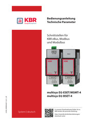 KBR multisys D2-ESET/MSMT-4 Bedienungsanleitung, Technische Parameter