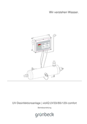 Grunbeck violiQ:UV120i-comfort Betriebsanleitung