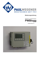 Paul Wegener PWBlogg Bedienungsanleitung