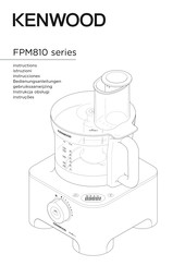 Kenwood Multipro Sense FPM810 Serie Bedienungsanleitung