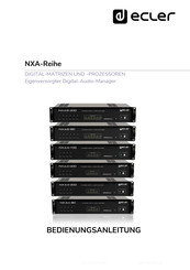 Ecler NXA Serie Bedienungsanleitung