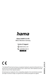 Hama 00184131 Bedienungsanleitung