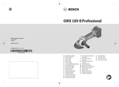 Bosch GWX 18V-8 Professional Originalbetriebsanleitung